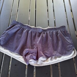 Arizona Jean Company Women's Purple Mesh Athletic Shorts